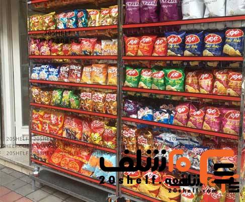نقش قفسه ثابت و متحرک فروشگاهی-20شلف