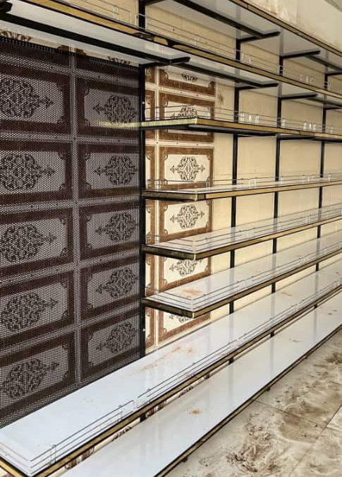 قفسه دیواری سوپر مارکت-20شلف