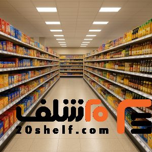 سفارش قفسه فروشگاهی-20شلف