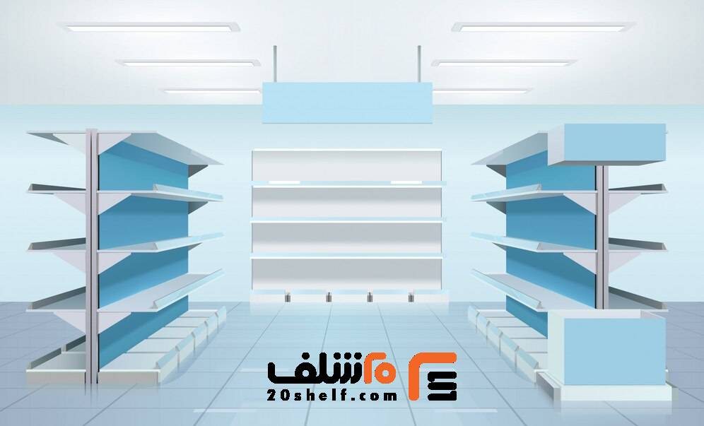 خرید قفسه فروشگاهی-20شلف