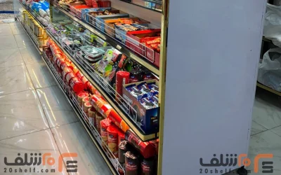 تولید قفسه فلزی فروشگاه