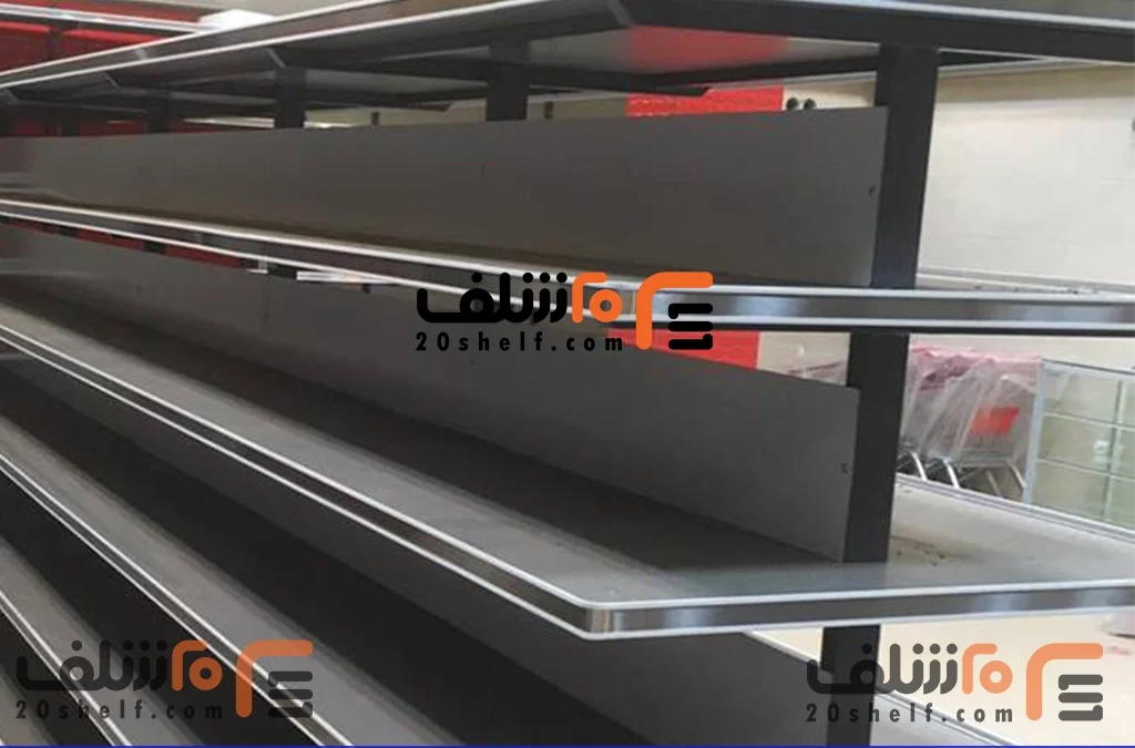 قیمت ساخت قفسه وسط فروشگاه-20شلف