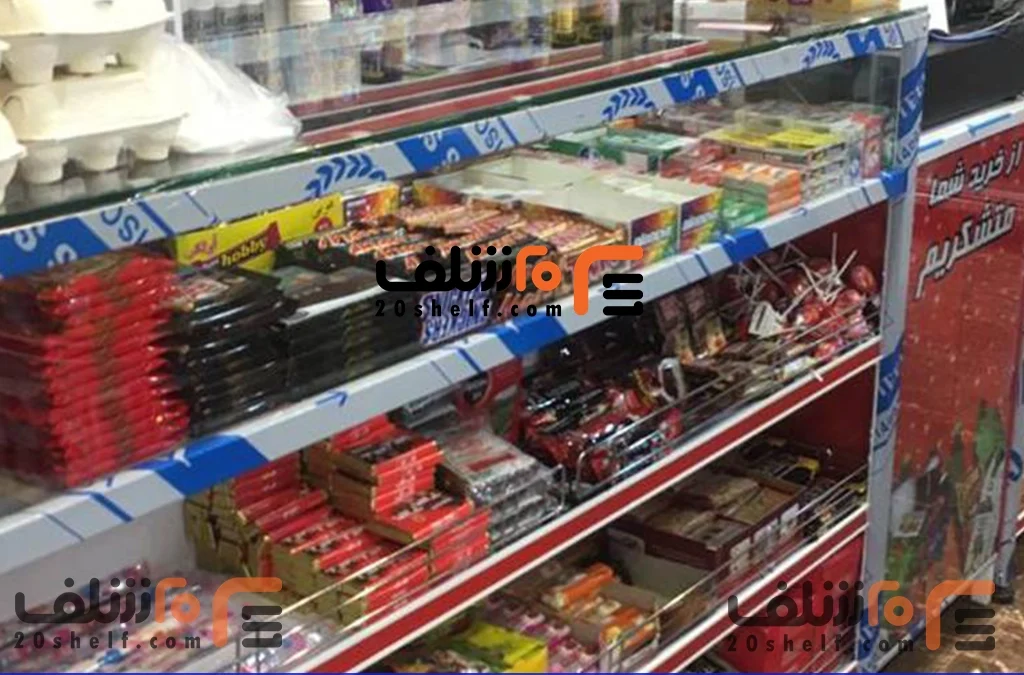 قفسه شیک برای فروشگاه